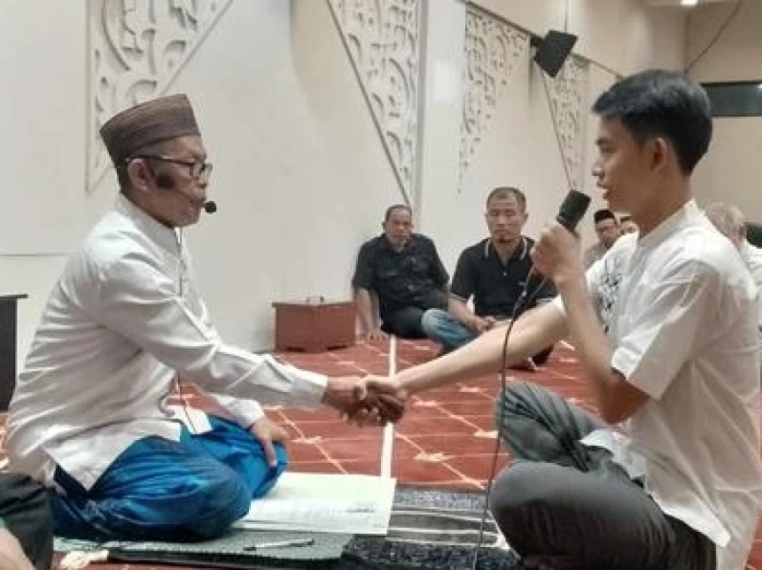 Tertarik dengan Islam Sejak 2019, Revaldo Putuskan Masuk Islam di Masjid An-Nahdlah PBNU