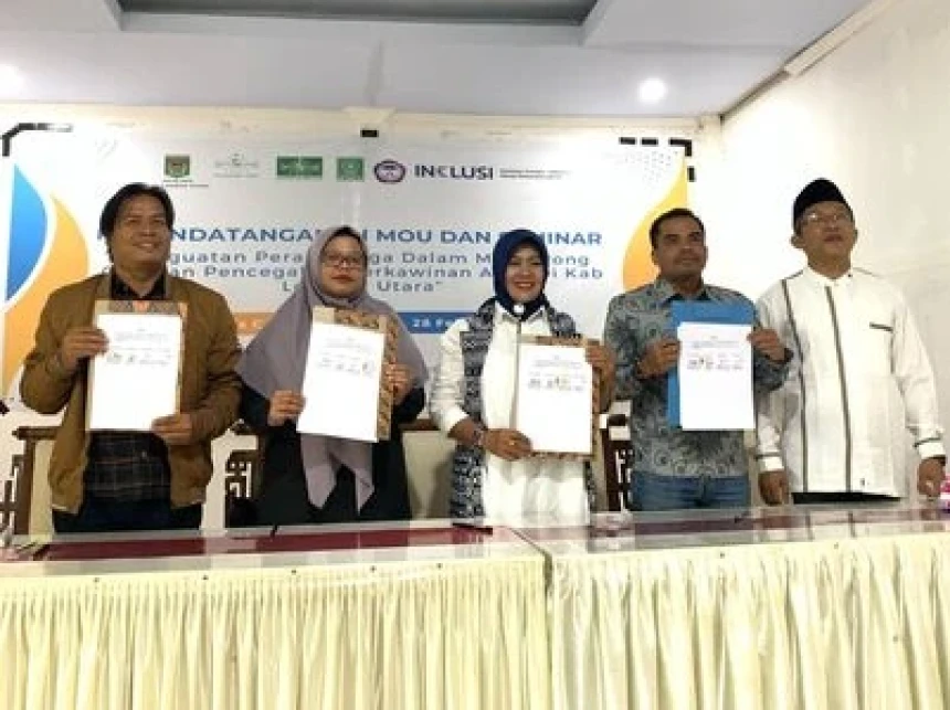 Lakpesdam dan Fatayat NU Tindak Lanjuti Program Inklusi Pencegahan Perkawinan Anak di Lombok Utara