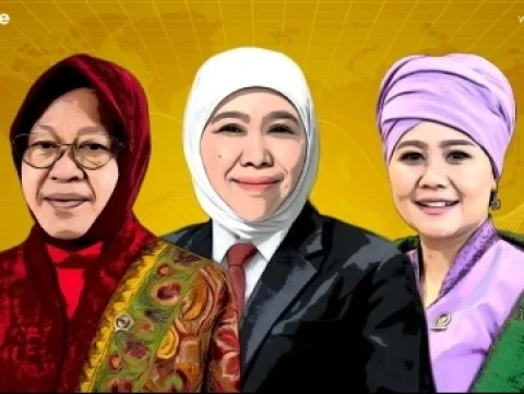 Kaleidoskop 2024: Pilkada Jatim dengan Perempuan Tiga Calon Gubernur