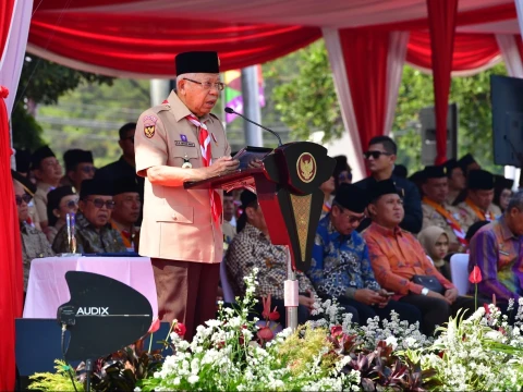 Wapres Ma'ruf Amin Minta Pramuka Perbarui Cara Pembinaan Kader yang Lebih Kekinian