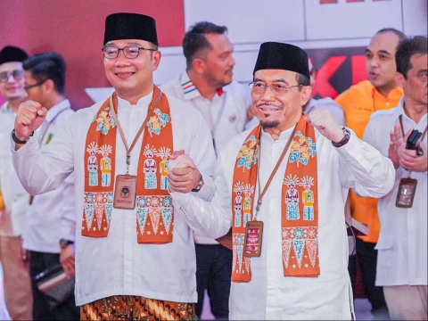 RK-Suswono Resmi Daftar sebagai Cagub-Cawagub Jakarta pada Pilkada 2024