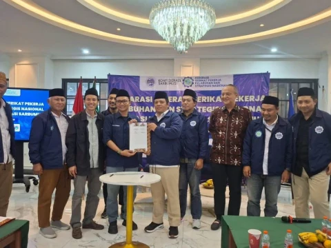 Serikat Buruh Pelabuhan FSPPSN Resmi Gabung Sarbumusi, Berikut Isi Deklarasinya