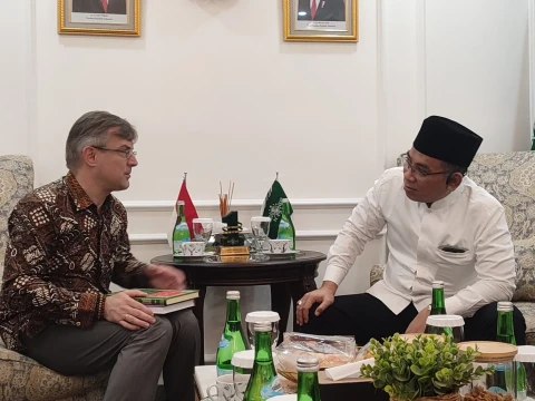 Kunjungi PBNU, Dubes Ukraina Ingin Jembatani Komunikasi Muslim Ukraina dan Indonesia