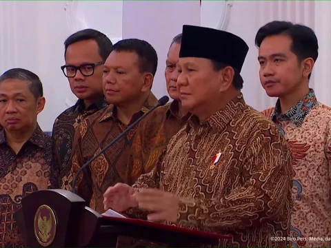 Prabowo Umumkan Kabinet Merah Putih, Ada 5 Menteri Berstatus Pengurus NU