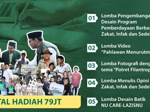 Ini Daftar Lengkap Pemenang Lomba 2 Dekade NU Care-LAZISNU