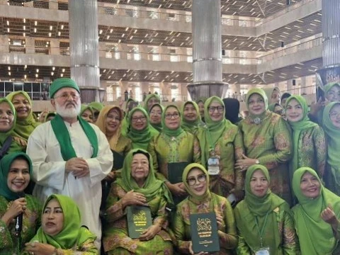 Maulid Nabi di Masjid Istiqlal, Muslimat NU Tekankan Penguatan Perempuan