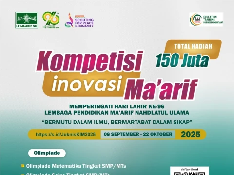 Berhadiah Total Rp150 Juta, Kompetisi Inovasi Ma’arif 2025 Diluncurkan