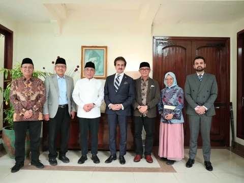 Lanjutkan Safari Diplomatik, Ketum PBNU Sambangi Dubes Pakistan