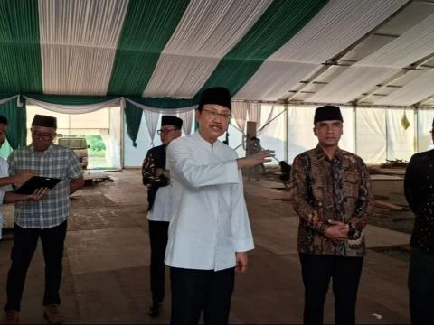 Gus Ipul Cek Lokasi Penutupan Munas-Konbes NU 2026 di Bangkalan