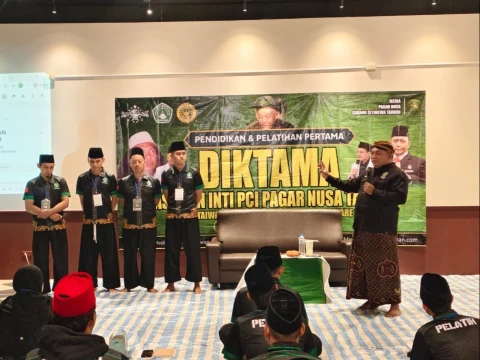 25 Kader Pasukan Inti Taiwan Dibaiat, Gus Nabil: Bersiaplah Menjadi Ksatria Khidmah