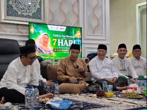 Tahlil Hari Ketujuh Nyai Machfudhoh Aly Ubaid di Jakarta, Kiai Said Aqil Kenang Perjuangannya untuk NU