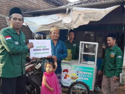 Lewat Program Bina Desa Nusantara, LAZISNU Kota Pasuruan Kembangkan Usaha Warga