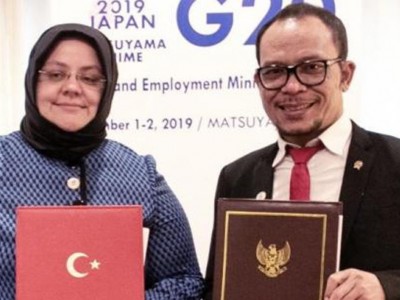 Indonesia-Turki Tandatangani MoU Kerja Sama Ketenagakerjaan