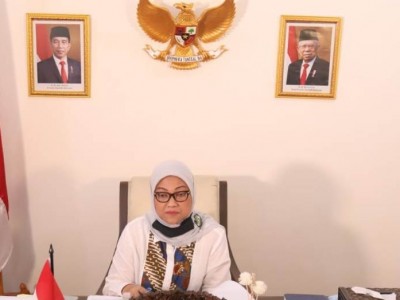 Menaker Ida Fauziyah Meminta Para Gubernur Pastikan THR Dibayarkan kepada Pekerja