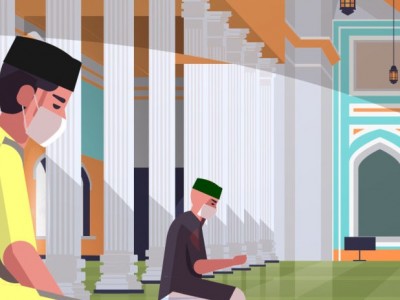 Shalat Berjamaah dan Jaga Jarak Shaf Shalat