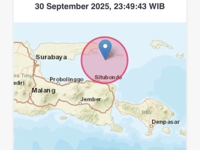 Gempa Bumi 6,5 Magnitudo Guncang Tenggara Sumenep, Diikuti 9 Kali Susulan
