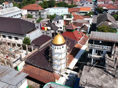 Pesona Baru Menara Masjid Tambakberas, Ikon Logo Muktamar Ke-35 NU yang Tetap Jaga Keaslian Struktur