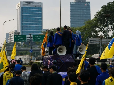 Sejumlah Aktivis dan Aparat Terluka, PB PMII Desak Evaluasi Pengamanan Aksi 22 Juni 2026 di Gedung DPR RI
