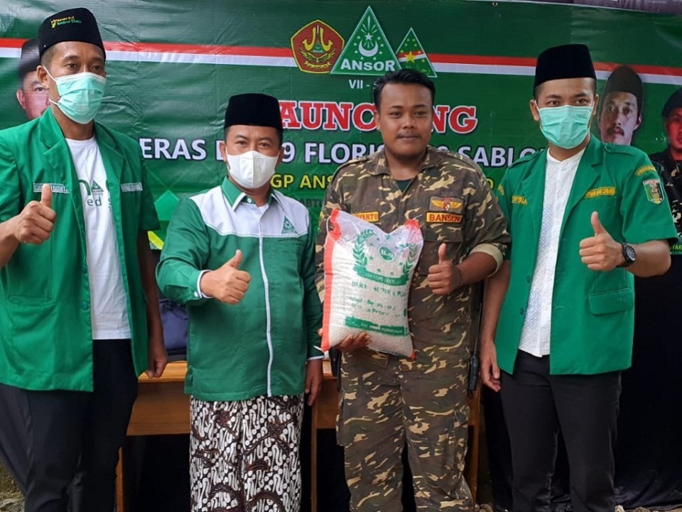 Pemuda Ansor Purbolinggo Lamtim Luncurkan Beras Premiun B9