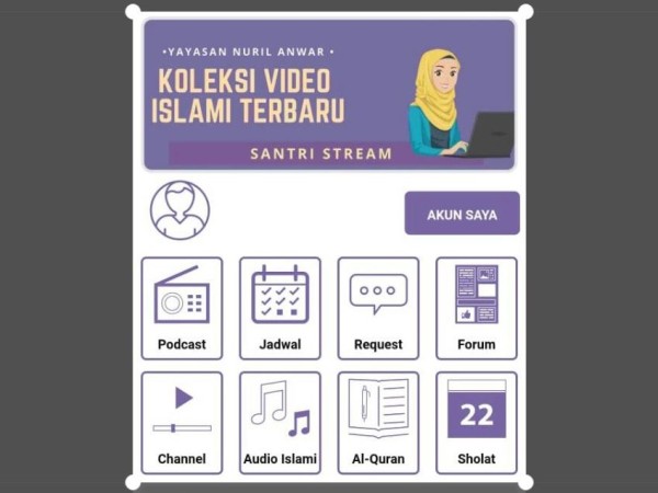 Aplikasi Santri Stream, Penghubung Pengajian Daring Antar-Pesantren
