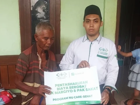 LAZISNU DIY Salurkan Bantuan Kesehatan untuk Lansia di Gunungkidul