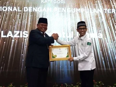 LAZISNU Raih Penghargaan Baznas Award 2023 Kategori LAZ Nasional dengan Pengumpulan Terbaik