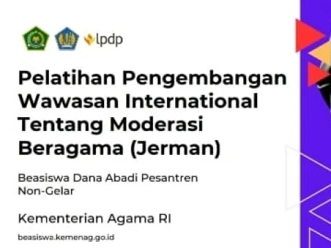 Kemenag Buka Beasiswa Pengembangan Wawasan Moderasi Beragama ke Jerman untuk Pengasuh Pesantren