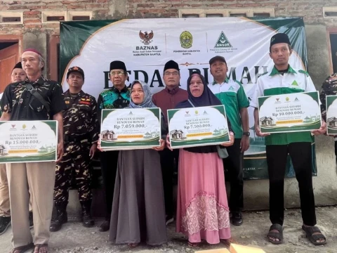 Harlah Ke-92, Ansor Bantul Yogyakarta Hadirkan Program Bedah Rumah
