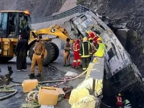 Bus Angkut Jamaah Umrah Kecelakaan, 20 Orang Meninggal, 29 Luka-Luka