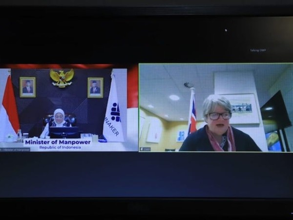 Indonesia dan Inggris Bahas Kerja Sama Bilateral Bidang Ketenagakerjaan