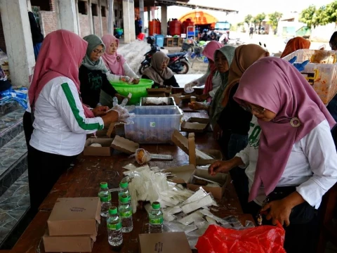 Menengok Dapur Umum Penopang Konsumsi Muktamar Ke-35 NU