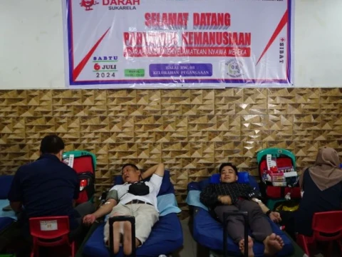 NU Care-LAZISNU Gelar Donor Darah di Pegangsaan Jakarta Pusat