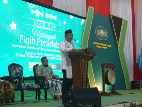 Gus Yahya Luncurkan Halaqah Fiqih Peradaban Jilid II di Pesantren Sukorejo