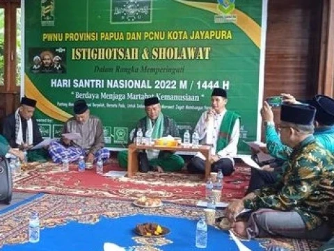 Istighotsah dan Shalawat, NU Papua Berkomitmen Menjadi Benteng Indonesia di Timur Nusantara