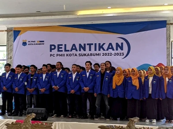 Hadiri Pelantikan PMII Kota Sukabumi, Mabincab: Ragam Basic Akademik Jadi Potensi Besar Kader
