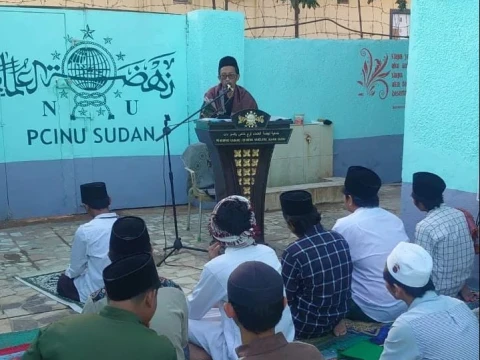 Warga NU di Sudan Berlebaran di Tengah Pertempuran