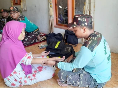 Banser Husada Berikan Terapi Gratis untuk Warga Terdampak Banjir Lahar Semeru