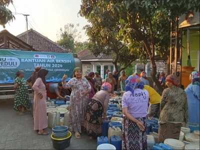 NU Peduli Pasuruan Salurkan 24 Ribu Liter Air Bersih Tiap Pekan Sekali