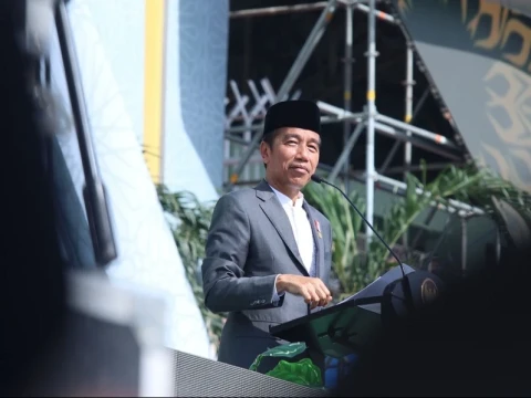 Hadiri Resepsi 1 Abad, Jokowi Sampaikan Harapan Ini pada Lembaga Pendidikan NU