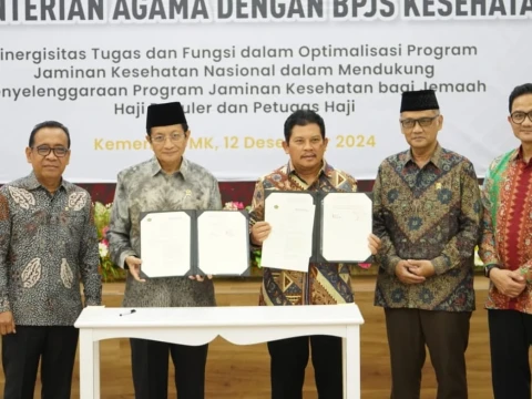 Kemenag dengan BPJS Kesehatan Sepakat Tingkatkan Layanan Kesehatan Jamaah dan Petugas Haji