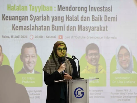 Greenpeace Desak Investasi Syariah Tinggalkan Batu Bara, Dorong Prinsip Thayyib demi Masa Depan Hijau