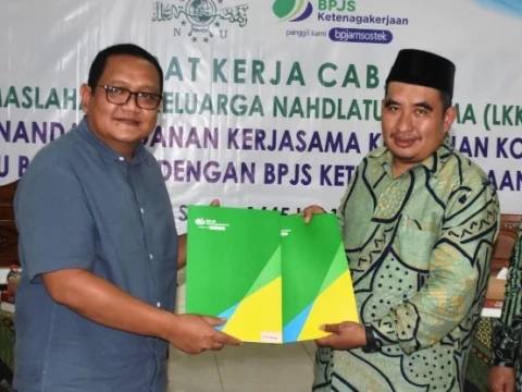 PCNU Banyumas Jalin Kerja Sama dengan BPJS Lindungi Pekerja Lepas