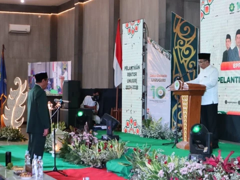 Lantik Rektor Unugiri, Ketum PBNU Titip Harapan Pengembangan Bojonegoro