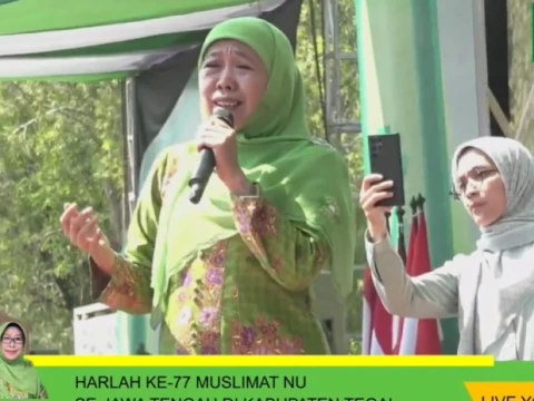 Khofifah Ajak Muslimat NU Jaga Persaudaraan Jelang Pemilu 2024