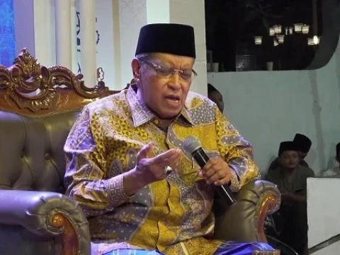 Doa Kiai Said untuk Gus Yahya dan Gus Mus di Haul Masyayikh Rembang