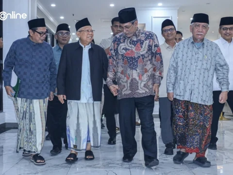 Soal Muktamar Ke-35 NU, KH Ma'ruf Amin Yakin Istana Tak Ikut Campur