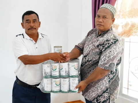 LAZISNU Aceh Singkil Distribusikan Kotak Koin NU untuk Gerakkan Seribu Rupiah Setiap Hari