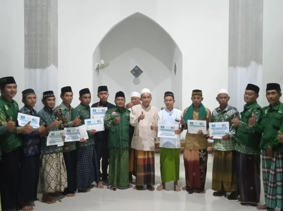 LAZISNU Adiluwih Bantu Pembangunan 10 Masjid dan Pesantren