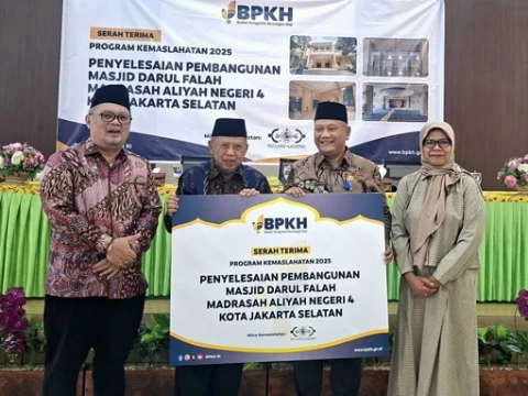Sinergi NU Care-LAZISNU dan BPKH Rampungkan Pembangunan Masjid Darul Falah