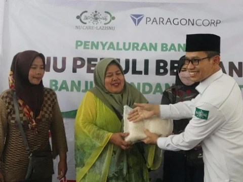 LAZISNU PBNU Salurkan 500 Paket Bantuan untuk Warga Terdampak Banjir Bandang di Garut